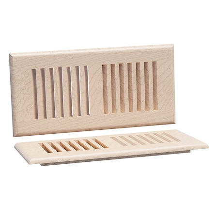 Designs Of Distinction Small Self Rimming Floor Vent - Hard Maple 01994010HM1